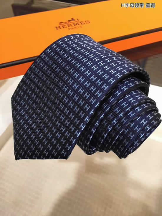 Classic Men Business Luxury Tie Replica Top Quality Hermes Ties 01